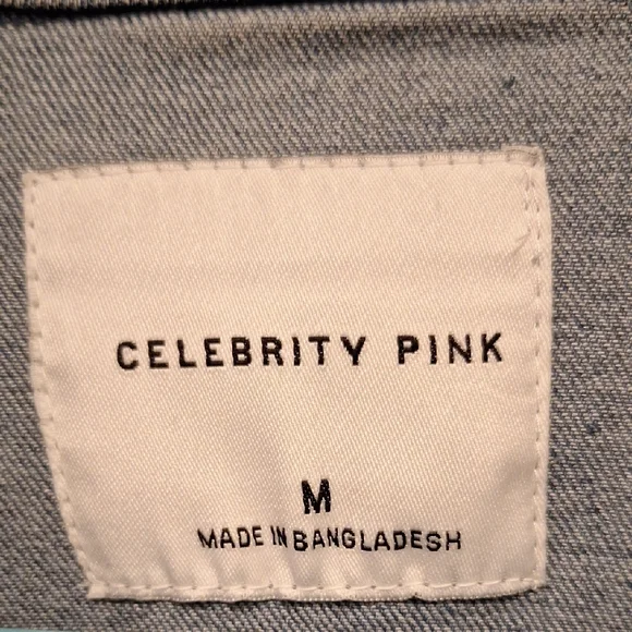 Celebrity Pink Denim Jacket - Picture 3 of 9